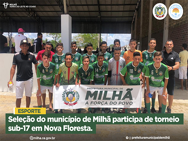 Representando o município de Milhã, Cearamor Futsal está na semifinal do  torneio de futsal dos Jogos da Amizade.