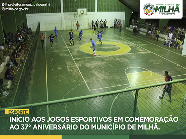 Representando o município de Milhã, Cearamor Futsal está na semifinal do  torneio de futsal dos Jogos da Amizade.